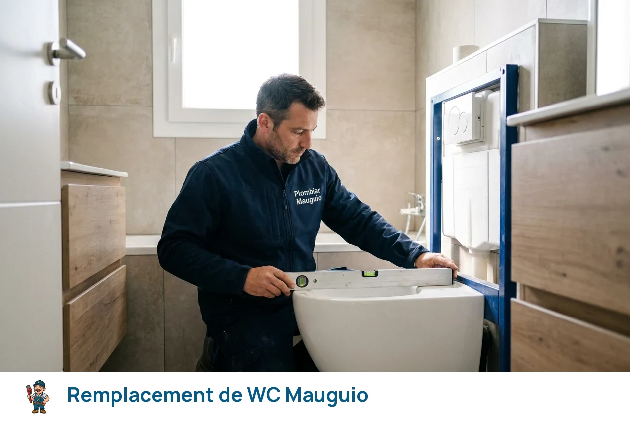 Remplacement de WC à Mauguio